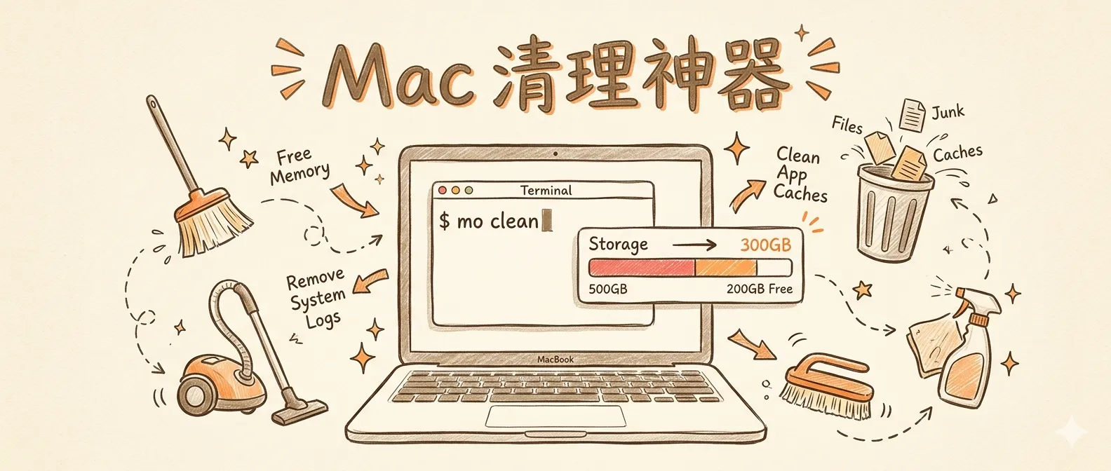 Mole CLI Mac 清理神器