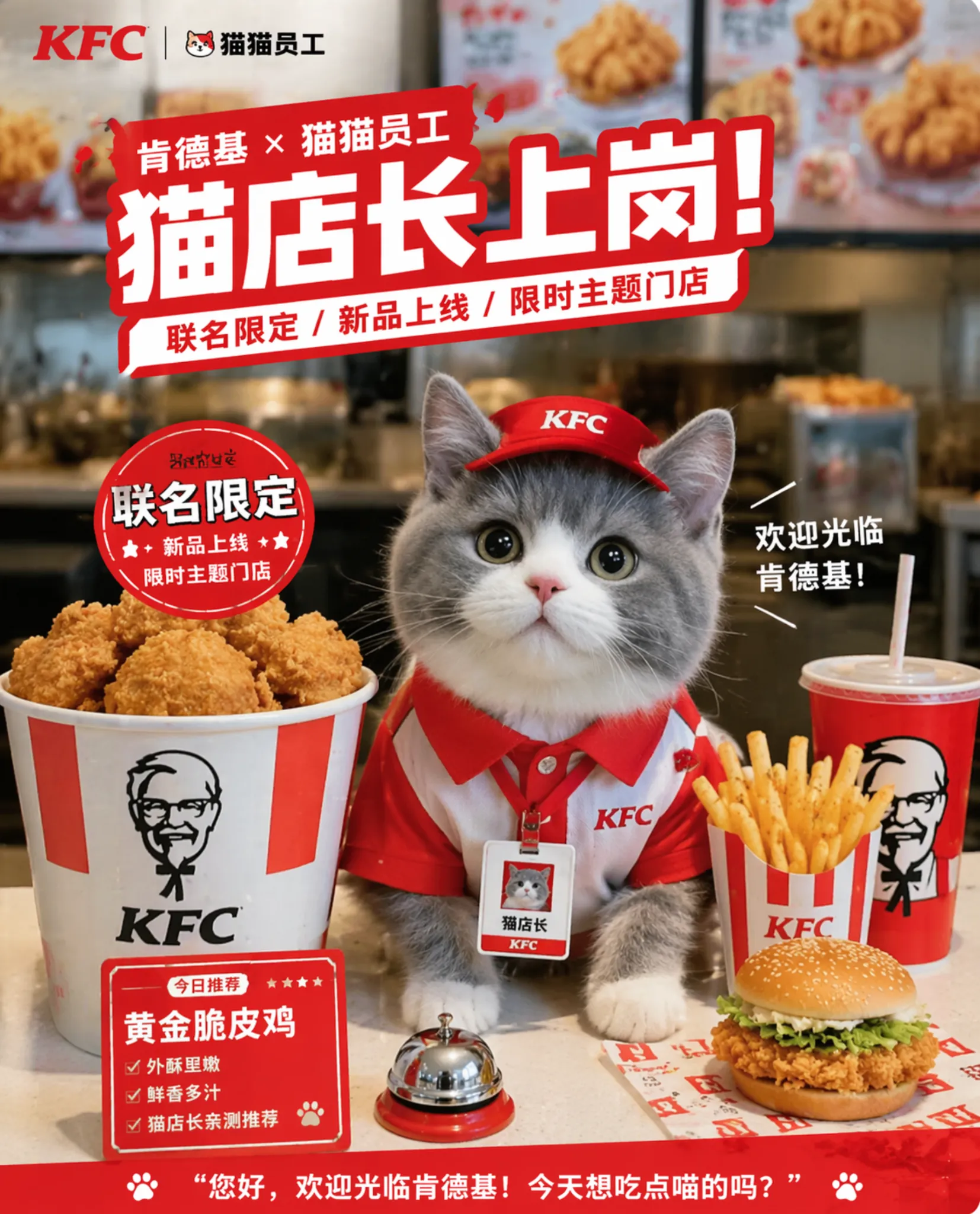 GPT Image 2 宠物联名海报