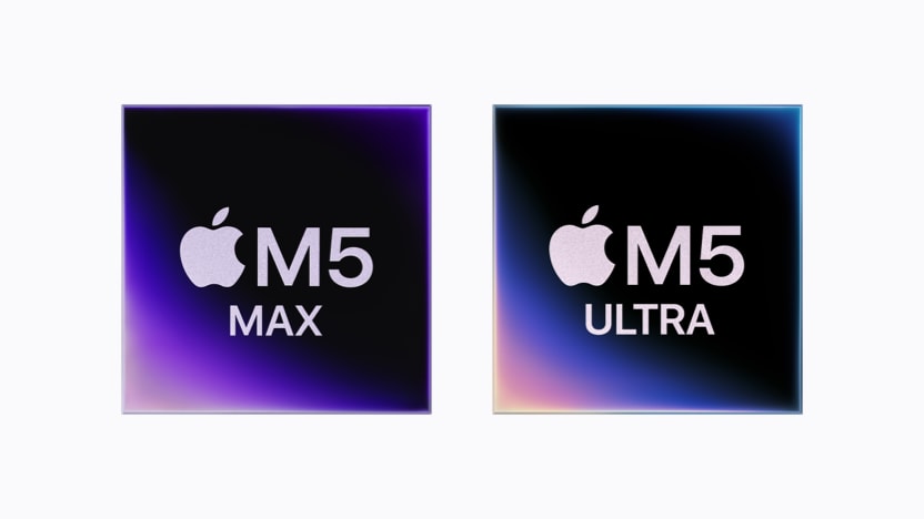 M5 Max 与 M5 Ultra 芯片规格对比图