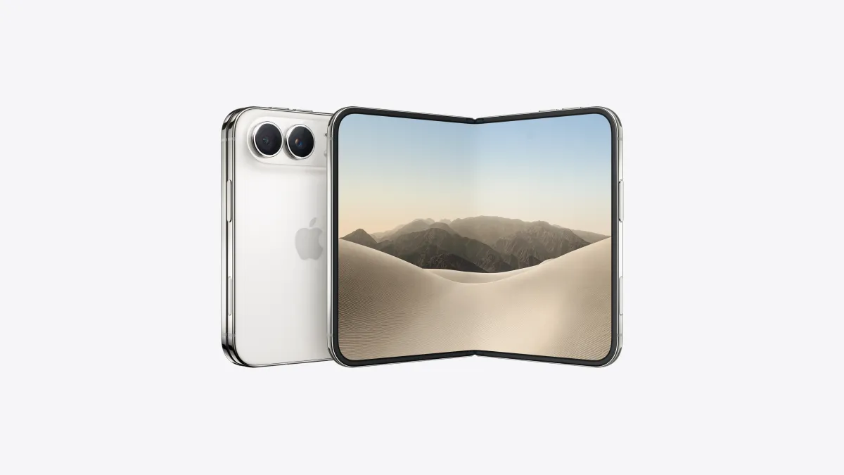 iPhone Duo 展开状态,7.6 英寸内屏