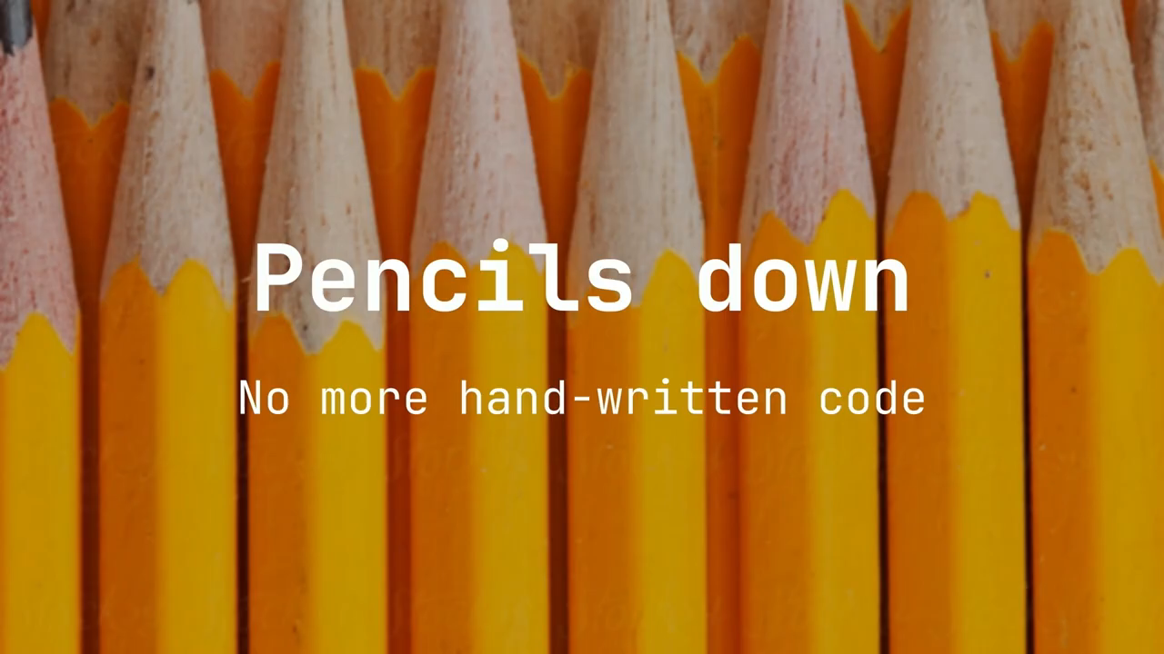 DHH 在演讲中提出 Pencils down,不再默认手写代码